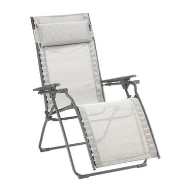 Lafuma Evolution recliner chair, textile fabric (Duo Batyline) galet on sale